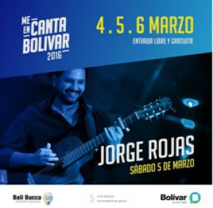 El s�bado 5 de marzo: Jorge Rojas estar� en me encanta Bol�var 2016