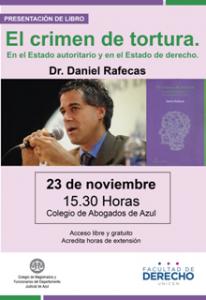 El Dr. Daniel Rafecas presentar� su libro \