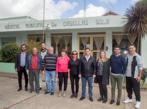 Visita del Intendente a distintas instituciones en Cachar�