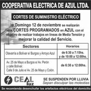 Ceal Luz: Corte de Servicio